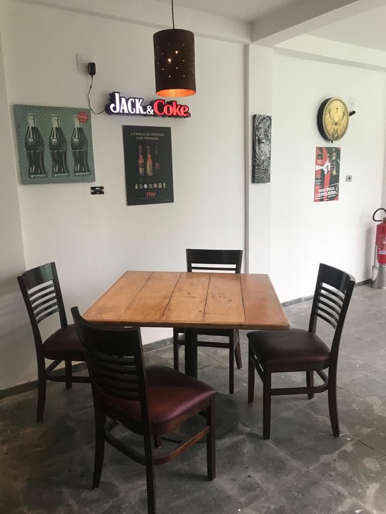 Área externa confortáveis