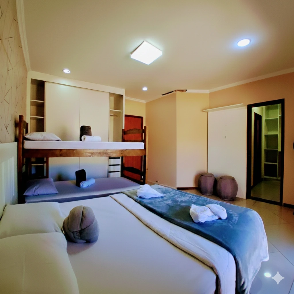 Interior de suíte - Unidade 374